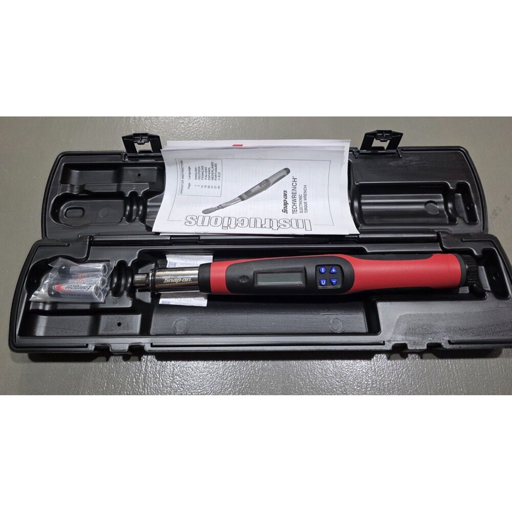 Snap-on TECH1J240 Torque Wrench 1/4" Flex-Head ControlTech 12-240 in lb, New